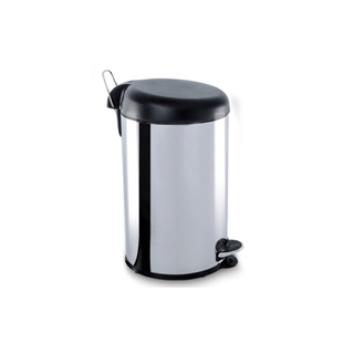 Lixeira Com Pedal Brinox Decorline 12 Litros Aço Inox Preto