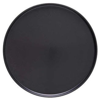Prato raso em cerâmica Copa&Cia Edge 27cm preto