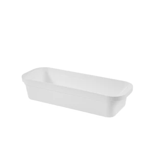 Cesta Slim Coza Loft 44,8 cm x 17,3 cm x 10 cm 5,3 litros Branco em Oferta na Shopee