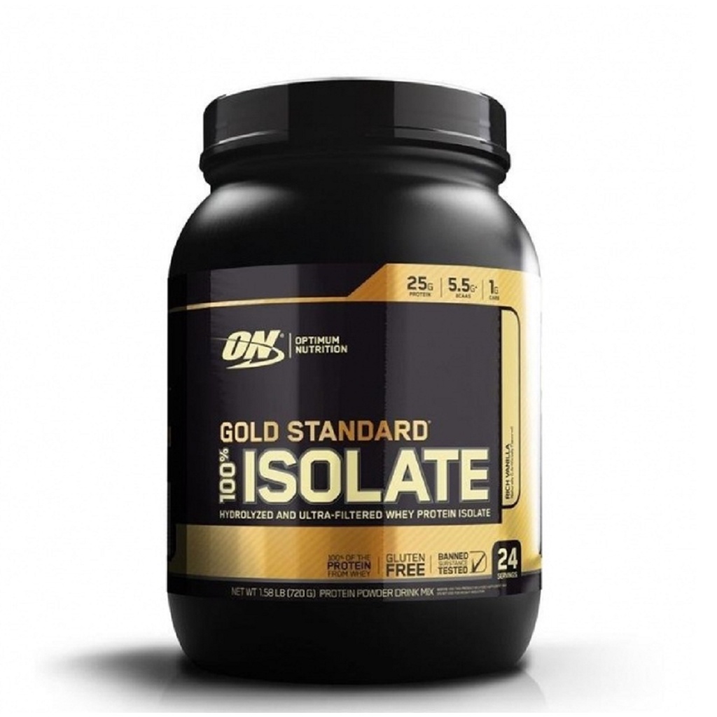 Whey Gold Isolate 720g (1,58 LBS) Baunilha- Optimum