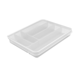 Organizador de Talheres com Tampa Extensível Coza Perfect Natural