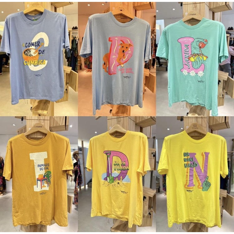 T-Shirt Media Alfabeto