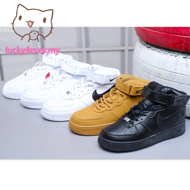 230213 N8866k AFS 1 One Classic High-top Casual Sports Sneakers Running Shoes Size 36 ~ 45 Comfortable Lightweight Men's Women's Outdoor Pure White Black B