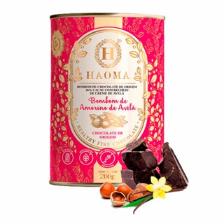 Lata de Bombom Amorino de Avelã Haoma 200g