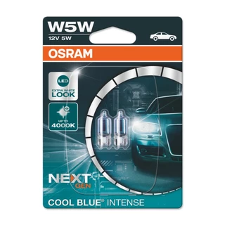 Par Lâmpada Osram Pingo T10 W5w 4000k Cool Blue Intense