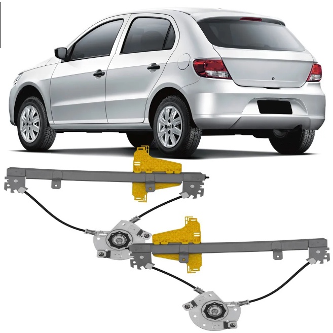 Maquina Vidro Manual Gol G5 2009 2010 2011 2012 Traseira | Shopee Brasil
