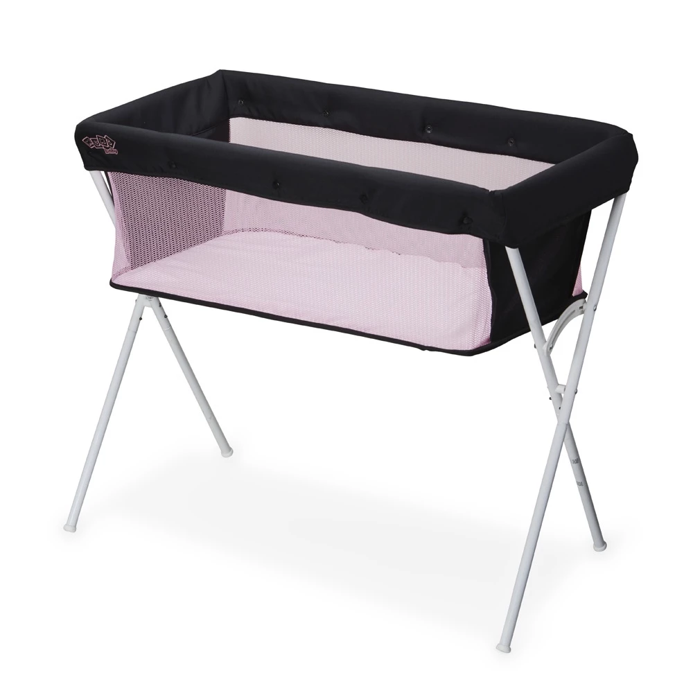 Berço Portátil ROSA para Bebê Co-Leito 9kg Snuggle Rosa Maxi Baby