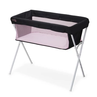 Berço Portátil ROSA para Bebê Co-Leito 9kg Snuggle Rosa Maxi Baby