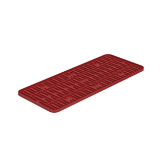 Tapete De Pia Coza Single 42,2 x 17,4 x 1 cm Vermelho Bold