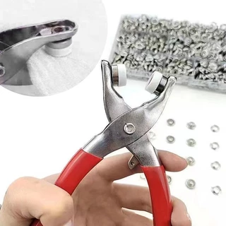 Botao De Metal De Pressao com/sem Alicate Aplicador Para Roupa Bebe