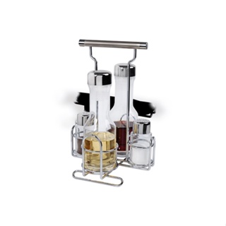 Galheteiro 5 Peças Brinox Argento Aço Inox