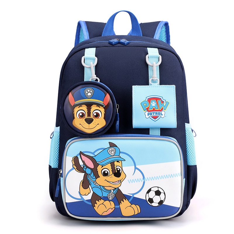 Mochila Infantil De Desenho Animado Montada Everest Marshall Chase Patrúlha Bolsa Escolar