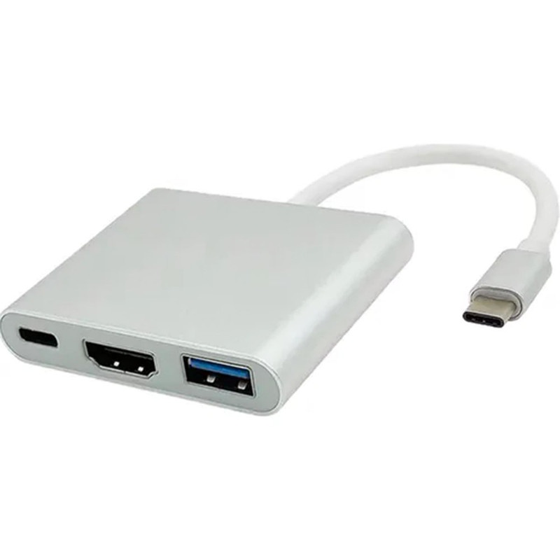 Adaptador Hub Thunderbolt Usb Tipo C Hdmi K Mac Em Shopee Brasil