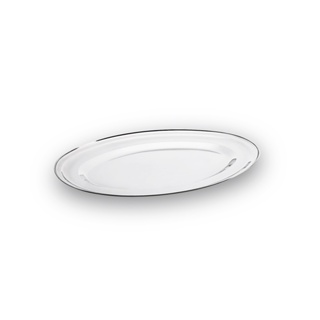 Travessa Oval Brinox Jornata 26 x 19 cm Aço Inox