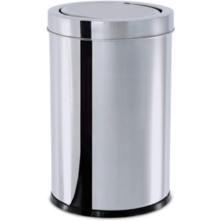 Lixeira Com Tampa Basculante Brinox Decorline 21,2 Litros Aço Inox