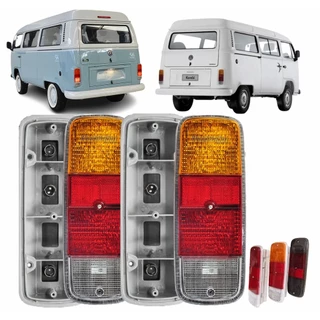 1 Peça da Lanterna Traseira Kombi Completa de 76 a 2014 com Carcaça circuito lente e soquete em Oferta na Shopee
