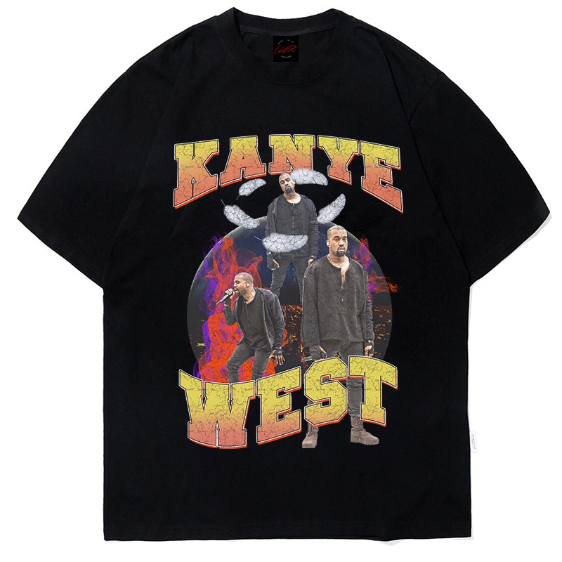 Camiseta T-shirt Unissex Algodão Rapper Cantor Kanye west -JOVI. -ec Oferta Do Dia