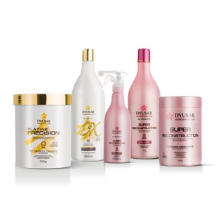Creme de Cabelo Kit Hidratação Profissional e Descolorante