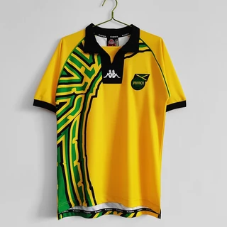 Futebol Jersey Retro Jamaica Home Em 1998 Camisa De