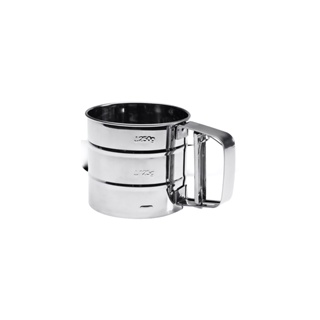 Caneca Peneira E Polvilhador Brinox Glacê 15,7 cm Aço Inox
