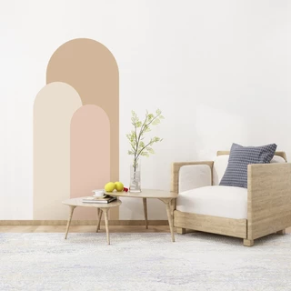 Para Quarto Sala De Estar Descasca E Fundo De Adesivos De Parede Decalque Geométrico