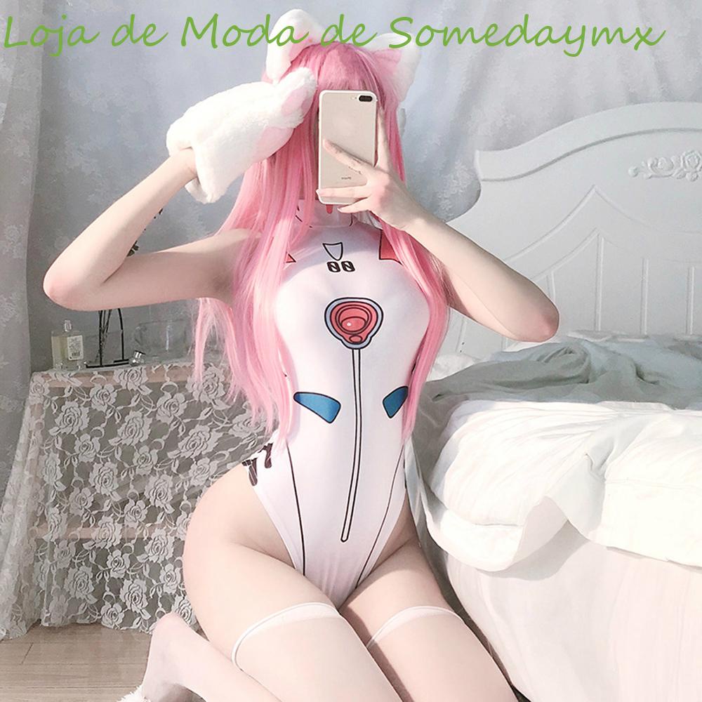 SOMEDAYMX Lingerie Sexy Trajes Cosplay Collant Tanga Maiô Anime Sukumizu  Japonês Mulheres Abra Crotch Moda Bodysuits/Multicolor | Shopee Brasil