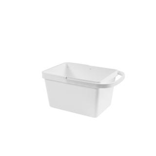 Balde com Alça Coza Loft 40,76 x 20,68 x 22,5 cm 12,5 litros Branco