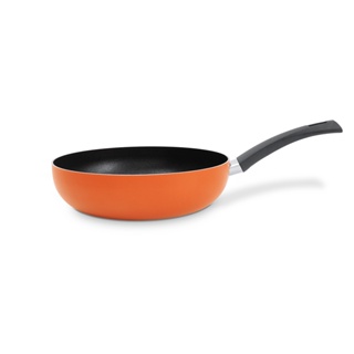 Wok Brinox MasterChef Em Alumínio Com Revestimento Antiaderente 3,55 Litros Laranja