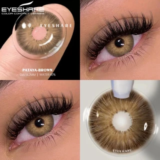 EYESHARE 2pcs Lentes De Contato Coloridas Para Os Olhos Castanhos Naturais em Oferta na Shopee
