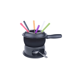 Conjunto Para Fondue Brinox Fondue & Petiscos 11 Peças Preto