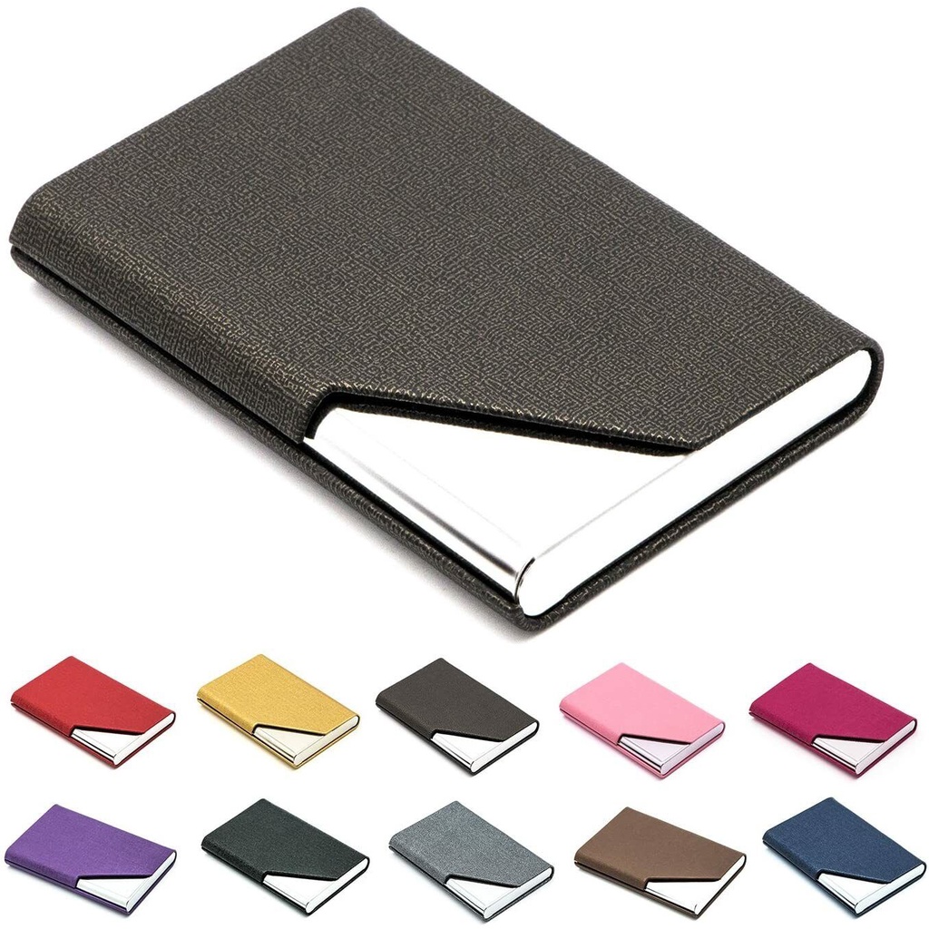 Porta-Cartões De Aço Inoxidável Visita Crédito Carteiras De Bolso Caixa De Cartão Bancário