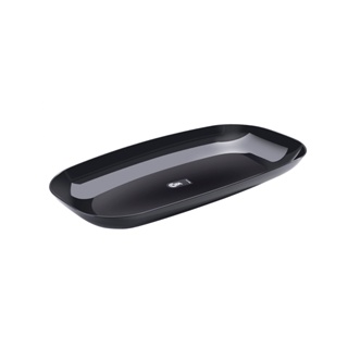 Travessa Retangular Média Coza Essential 38 x 21 x 4 cm Preto