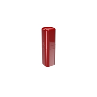Porta Escova De Dente Com Tampa Coza Splash 6,5 x 6,5 x 22,5 cm Vermelho Bold