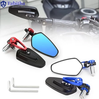 Tabitha 1 Par 22mm Barra De Motocicleta Espelhos Traseiros Retrô Guidão Espelho Retrovisor Acessórios Modificados