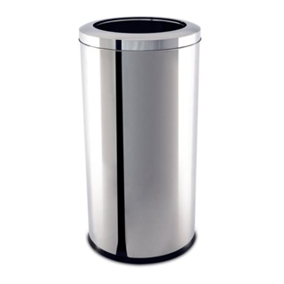 Lixeira Com Aro Brinox Decorline 40,5 Litros Aço Inox