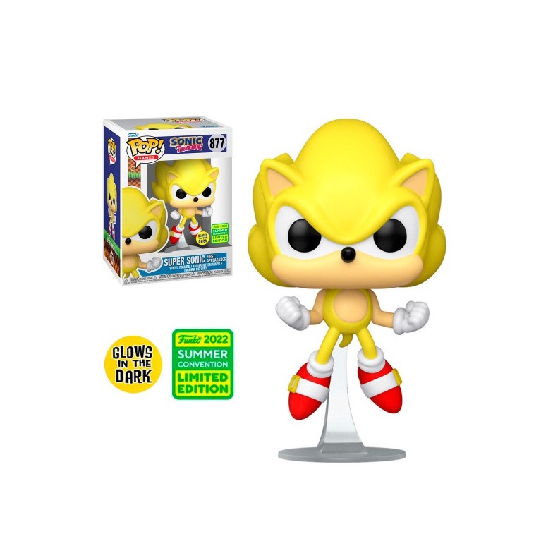 FUNKO POP! SONIC THE HEDGEHOG SUPER SONIC #877 | Shopee Brasil