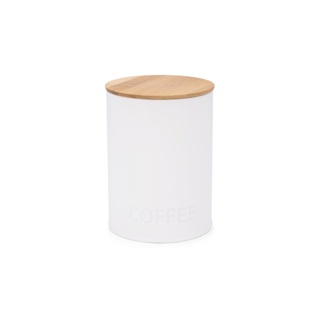 Porta Mantimentos Café Canister Haus Concept 11,4 x 15,2 cm Branco