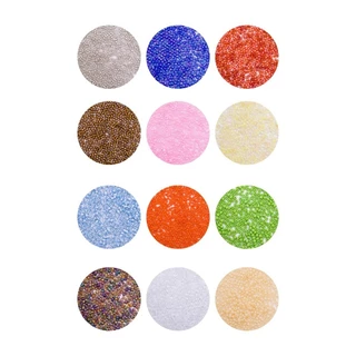 Miçanga 12/0 2mm várias cores 2000pçs 50g