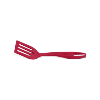 Espátula Perfurada De Nylon Brinox Wavy 30 cm Vermelho