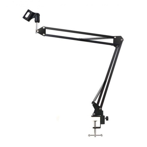 Braço Articulado Suporte De Microfone Mesa Profissional