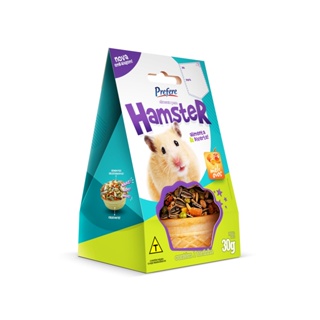 Tortinha Alimento Completo Para hamster Com mel - 30g