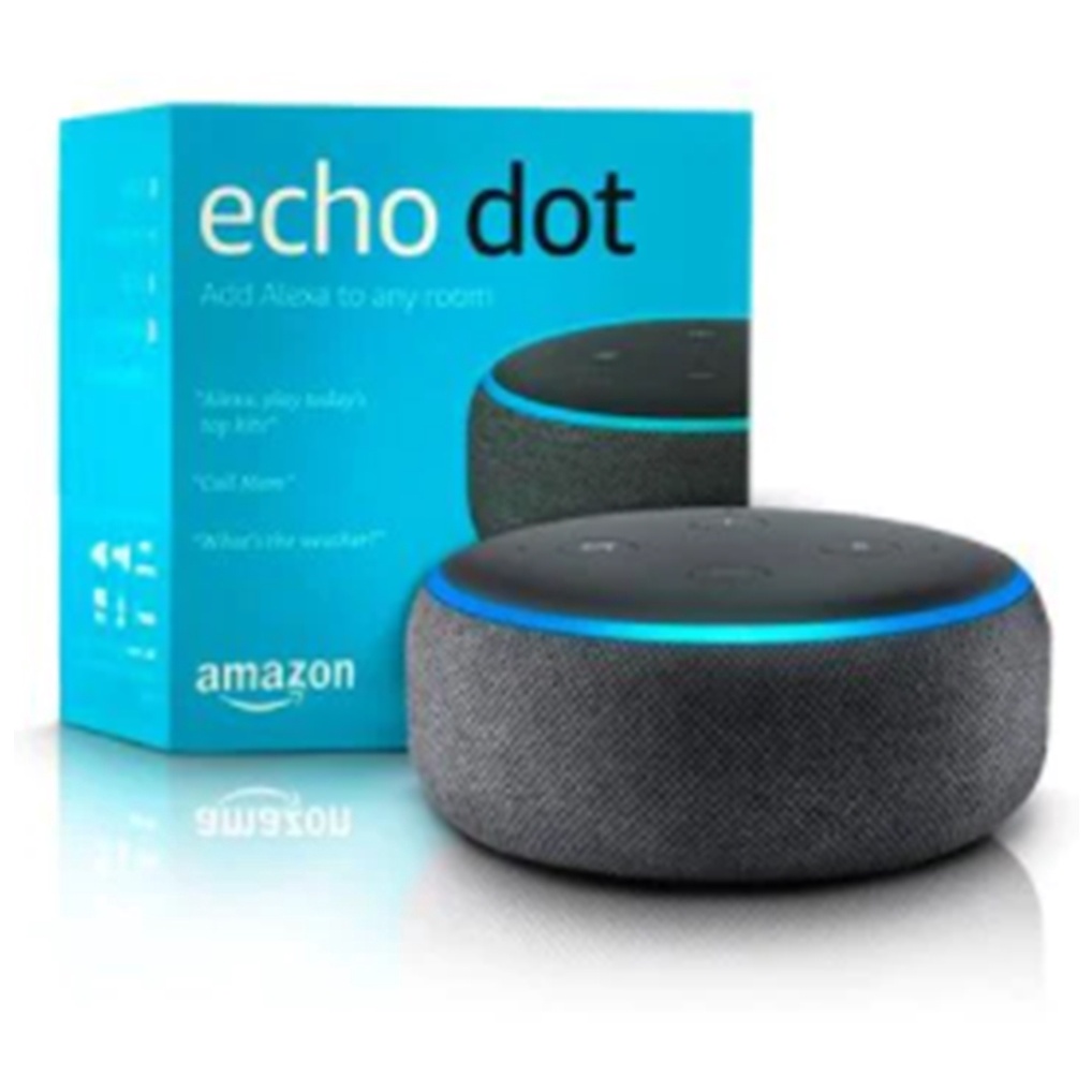 Smart speaker Echo Dot 3 Gen Alexa Barato e Boa