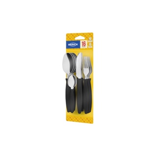 Faqueiro Brinox Itaparica 16 Peças Preto