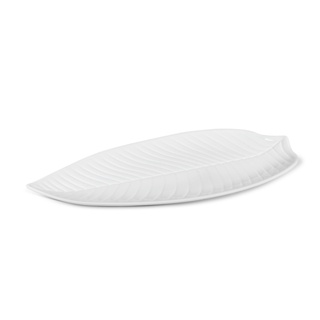 Travessa Longa Haus Concept Plant 45 x 24,2 x 3,6 cm Branco