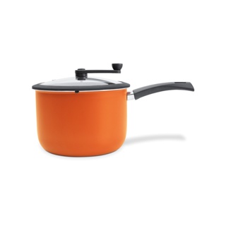 Pipoqueira Brinox MasterChef Pic Poc Em Alumínio Com Antiaderente 5,5 Litros Laranja