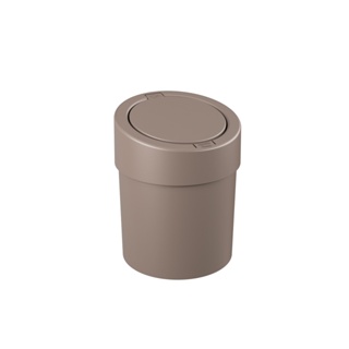 Lixeira Com Tampa Click Coza Press 5 Litros Warm Gray