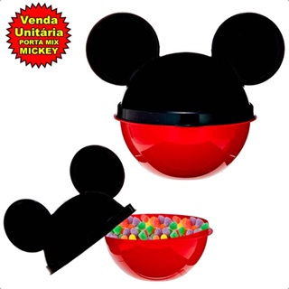 01 Porta Mix Mickey Pote Guloseima Doce Bala 8262Plasutil