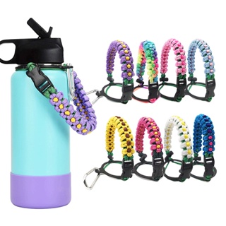 Acessórios Para Aquaflask De Boca Larga Hydroflask Portátil Cabo De Água De Corda Ombro Paracord Com Fivela De Montanhismo