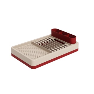 Escorredor de Louças Coza Flat 42 x 26 x 10 cm Vemelho Bold