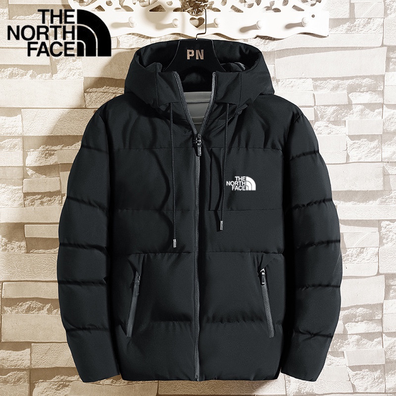 Jaqueta inverno The North Face A Norte O TNF Preto Azul Cinza Goose Down  Casaco Quente Ar Livre Coreano blusa de frio masculin blusa de frio